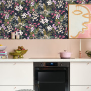 Papier peint intissé Songe de Jasmin fuchsia - Le Beau Jardin - Casadeco - BJAR202564567