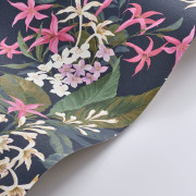 Papier peint intissé Songe de Jasmin fuchsia - Le Beau Jardin - Casadeco - BJAR202564567