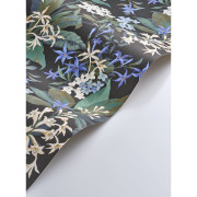 Papier peint intissé Songe de Jasmin bleu encre - Le Beau Jardin - Casadeco - BJAR202566789