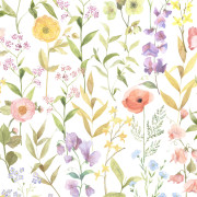 Papier peint intissé Fleurs des champs Bouquet- Le Beau Jardin - Casadeco - BJAR87650825