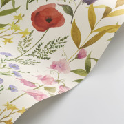 Papier peint intissé Fleurs des champs multicolore intense - Le Beau Jardin - Casadeco - BJAR87652874