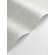 Papier peint intissé Carnet botanique bleu doux - Le Beau Jardin - Casadeco - BJAR202596314