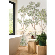 Panoramique vinyle sur intissé Terre d'acacias vert feuillage- 200X250cm - Wonderwalls 3 - Casadeco - WDWT202217705V