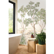 Panoramique intissé Terre d'acacias vert feuillage - 200X310cm - Wonderwalls 3 - Casadeco - WDWT202217604NW