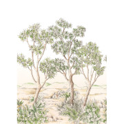 Panoramique intissé Terre d'acacias vert feuillage - 200X280cm - Wonderwalls 3 - Casadeco - WDWT202217603NW