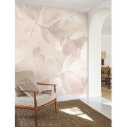 Panoramique vinyle sur intissé Souffle Végétal rose nude- 200X280cm - Wonderwalls 3 - Casadeco - WDWT202284503V
