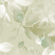 Panoramique intissé Souffle Végétal vert amande - 200X310cm - Wonderwalls 3 - Casadeco - WDWT202287604NW