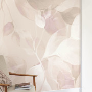 Panoramique intissé Souffle Végétal rose nude- 200X280cm - Wonderwalls 3 - Casadeco - WDWT202284403NW