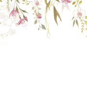 Panoramique vinyle sur intissé Orchidées en vol - 300X310cm - Wonderwalls 3 - Casadeco - WDWT202167109V