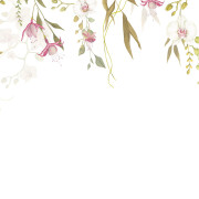 Panoramique intissé Orchidées en vol - 300X310cm - Wonderwalls 3 - Casadeco - WDWT202167009NW