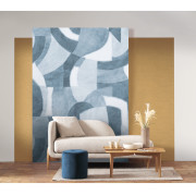 Panoramique vinyle sur intissé Nébuleuse d'encre - 200X310cm - Wonderwalls 3 - Casadeco - WDWT202296504V