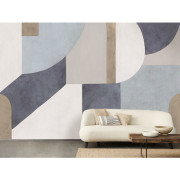 Panoramique vinyle sur intissé Empire des formes - 400X310cm - Wonderwalls 3 - Casadeco - WDWT202206212NW