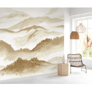 Panoramique vinyle sur intissé Echo des vallées sépia - 200X310cm - Wonderwalls 3 - Casadeco - WDWT202172104V