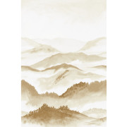 Panoramique vinyle sur intissé Echo des vallées sépia - 200X310cm - Wonderwalls 3 - Casadeco - WDWT202172104V
