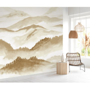 Panoramique vinyle sur intissé Echo des vallées sépia - 200X280cm - Wonderwalls 3 - Casadeco - WDWT202172103V