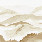 Panoramique intissé Echo des vallées sépia - 200X310cm - Wonderwalls 3 - Casadeco - WDWT202172004NW