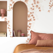 Panoramique vinyle sur intissé Lierre suspendu terracotta - 300X310cm - Wonderwalls 3 - Casadeco - WDWT202274309V
