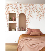 Panoramique vinyle sur intissé Lierre suspendu terracotta - 300X310cm - Wonderwalls 3 - Casadeco - WDWT202274309V