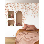 Panoramique vinyle sur intissé Lierre suspendu terracotta - 300x250cm - Wonderwalls 3 - Casadeco - WDWT202274307V