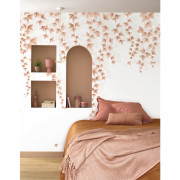 Panoramique vinyle sur intissé Lierre suspendu terracotta - 300x280cm - Wonderwalls 3 - Casadeco - WDWT202274308V