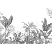 Panoramique vinyle sur intissé Eden Tropical noir- 400X280cm - Wonderwalls 3 - Casadeco - WDWT202339511V
