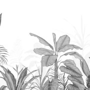 Panoramique vinyle sur intissé Eden Tropical noir- 400X280cm - Wonderwalls 3 - Casadeco - WDWT202339511V