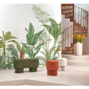 Panoramique vinyle sur intissé Eden Tropical vert palme- 400X310cm - Wonderwalls 3 - Casadeco - WDWT202337312V