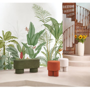 Panoramique vinyle sur intissé Eden Tropical vert palme- 400X280cm - Wonderwalls 3 - Casadeco - WDWT202337311V