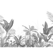 Panoramique intissé Eden Tropical noir- 400X310cm - Wonderwalls 3 - Casadeco - WDWT202339412NW
