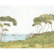 Panoramique vinyle sur intissé Pinèdes Littorales - 400X310cm - Wonderwalls 3 - Casadeco - WDWT202237112V