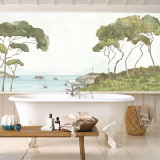 Panoramique vinyle sur intissé Pinèdes Littorales - 400X280cm - Wonderwalls 3 - Casadeco - WDWT202237111V