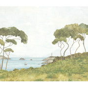 Panoramique vinyle sur intissé Pinèdes Littorales - 300x250cm - Wonderwalls 3 - Casadeco - WDWT202237107V