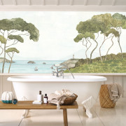 Panoramique vinyle sur intissé Pinèdes Littorales - 300x250cm - Wonderwalls 3 - Casadeco - WDWT202237107V