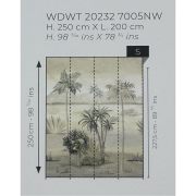 Panoramique vinyle sur intissé Vallée du Drâa - 200X250cm - Wonderwalls 3 - Casadeco - WDWT202327105V