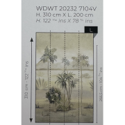 Panoramique vinyle sur intissé Vallée du Drâa - 200X310cm - Wonderwalls 3 - Casadeco - WDWT202327104V
