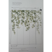 Panoramique intissé Fruit du houblon - 200X280cm - Wonderwalls 3 - Casadeco - WDWT202317803NW