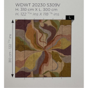 Panoramique vinyle sur intissé Voilumina - 300X310cm - Wonderwalls 3 - Casadeco - WDWT202305309V