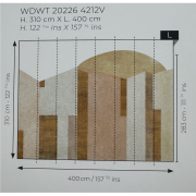 Panoramique vinyle sur intissé Palais d'ombres - 400X310cm - Wonderwalls 3 - Casadeco - WDWT202264112NW