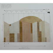 Panoramique vinyle sur intissé Palais d'ombres - 400X280cm - Wonderwalls 3 - Casadeco - WDWT202264111NW
