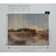 Panoramique vinyle sur intissé Luminis- 400X310cm - Wonderwalls 3 - Casadeco - WDWT202242312V