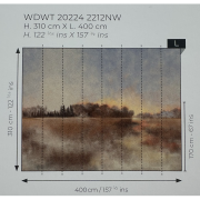 Panoramique intissé Luminis- 400X310cm - Wonderwalls 3 - Casadeco - WDWT202242212NW