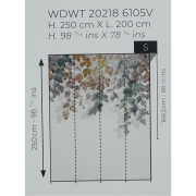 Panoramique vinyle sur intissé Rêveries d'automne- 200X250cm - Wonderwalls 3 - Casadeco - WDWT202186105V