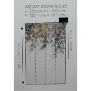 Panoramique vinyle sur intissé Rêveries d'automne- 2000X310cm - Wonderwalls 3 - Casadeco - WDWT202186104V