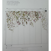 Panoramique intissé Orchidées en vol - 300x280cm - Wonderwalls 3 - Casadeco - WDWT202167008NW