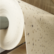 Sol PVC - Marmette T32 - Terrazzo beige et gris - Bingo Stone - IVC - rouleau 4M