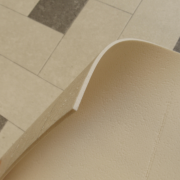 Sol PVC - ATRIA 583 - Carrelage cabochon noir - Bingo - Essential - IVC - rouleau 3M
