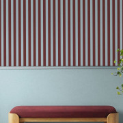 Papier peint vinyle sur intissé Bold Line bleu bordeaux - Mix & Stripes - Caselio - MIP107766089