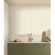 Papier peint vinyle sur intissé Dot lines vert doré - Mix & Stripes - Caselio - MIP107757020