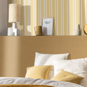 Papier peint vinyle sur intissé Painted lines jaune - Mix & Stripes - Caselio - MIP107812020