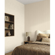 Papier peint vinyle sur intissé Dot lines taupe - Mix & Stripes - Caselio - MIP107751109
